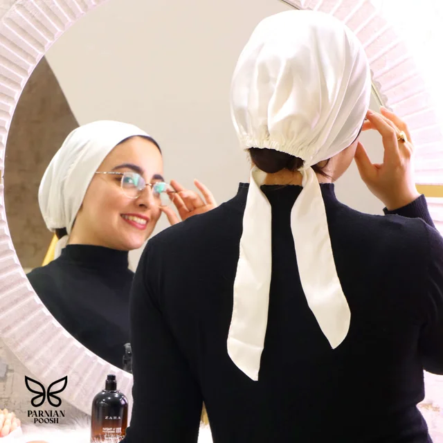 روسری هد بندی ابریشمی